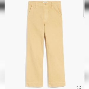 Madewell The Perfect Vintage Wide Leg Pant - Desert Dune Size 30